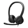 981-001576-headphones-earbuds-1192293400 Logitech H390 USB Headset with Noise-Cancelling Mic Black 981-001576